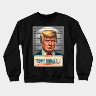 Donald Trump Mugshot Wanted for Second Term 04/04/2023 Crewneck Sweatshirt